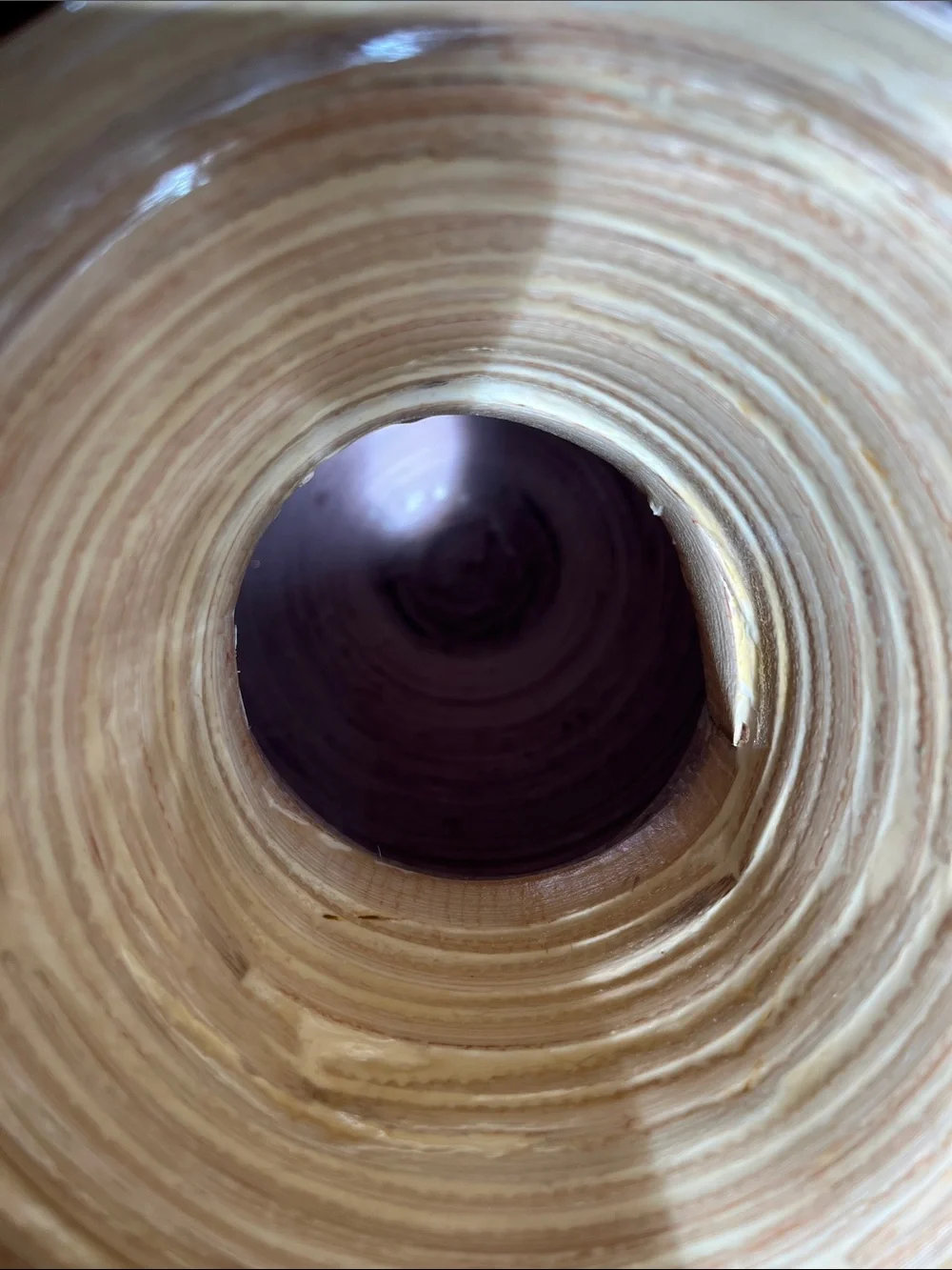 Yellow Glazed Ceramic Floor Vase - Home Accents